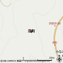 北海道古平郡古平町港町周辺の地図