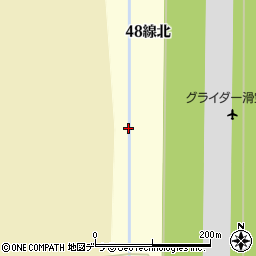 北海道石狩郡新篠津村第４８線周辺の地図