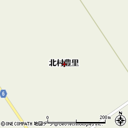 北海道岩見沢市北村豊里周辺の地図