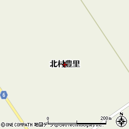 北海道岩見沢市北村豊里周辺の地図