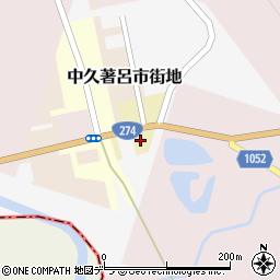 久著呂簡易郵便局周辺の地図
