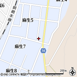 麻生公園周辺の地図
