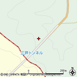 三芦トンネル周辺の地図