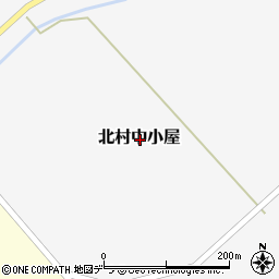 北海道岩見沢市北村中小屋周辺の地図