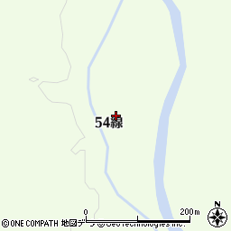 北海道釧路市阿寒町飽別（５４線）周辺の地図