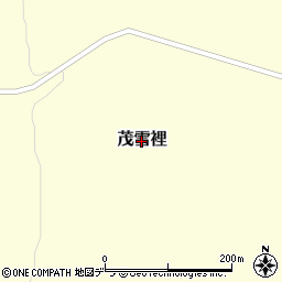 北海道鶴居村（阿寒郡）茂雪裡周辺の地図