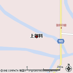 〒076-0015 北海道富良野市上御料の地図