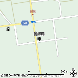 麓郷郵便局周辺の地図