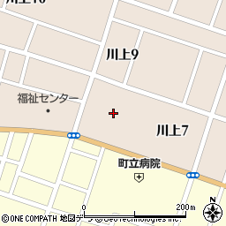 北海道川上郡標茶町川上8丁目周辺の地図