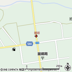 北海道富良野市麓郷市街地周辺の地図
