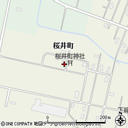 北海道美唄市南美唄町桜井町周辺の地図