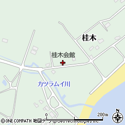 桂木会館周辺の地図