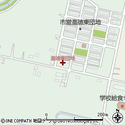 進徳東団地周辺の地図