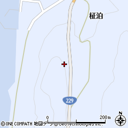 北海道積丹町（積丹郡）神岬町周辺の地図
