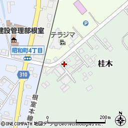 北海道根室市桂木63-20周辺の地図