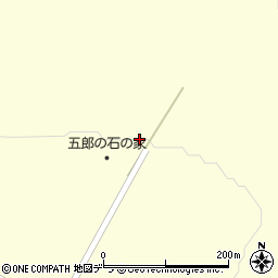 五郎の石の家周辺の地図