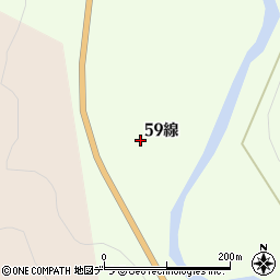 北海道釧路市阿寒町飽別５９線周辺の地図