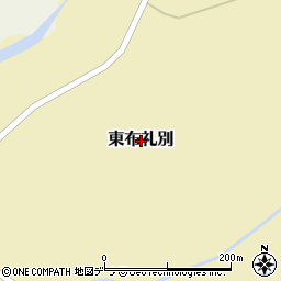 北海道富良野市東布礼別周辺の地図