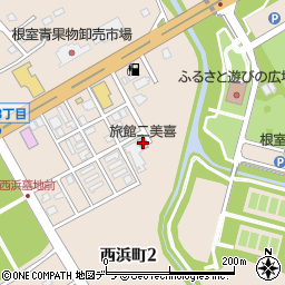 旅館二美喜周辺の地図