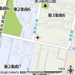 セイコーマート美唄東３条店周辺の地図