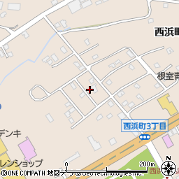 北海道根室市西浜町8丁目18周辺の地図