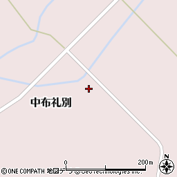 北海道富良野市中布礼別1061周辺の地図