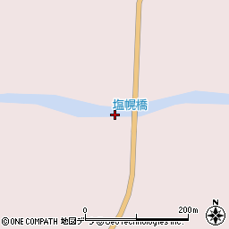 塩幌橋周辺の地図
