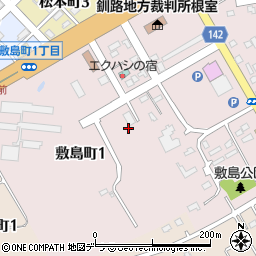 北海道根室市敷島町周辺の地図