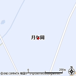 北海道樺戸郡月形町月ケ岡周辺の地図