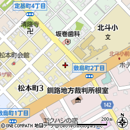 北海道エネルギー株式会社道東支店　根室営業所周辺の地図
