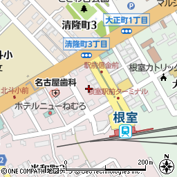 株式会社エネサンス北海道根室支店周辺の地図