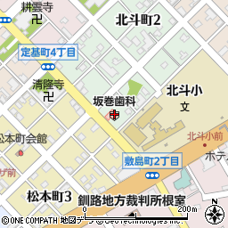 坂巻歯科医院周辺の地図