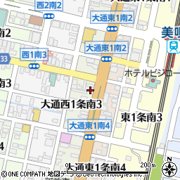 札幌海鮮丸　美唄店周辺の地図