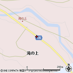 北海道美唄市盤の沢町滝の上周辺の地図