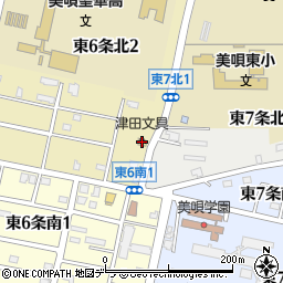 津田文具周辺の地図