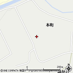 北海道美唄市落合町本町1541-35周辺の地図