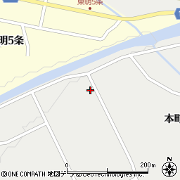 北海道美唄市落合町本町1542-141周辺の地図