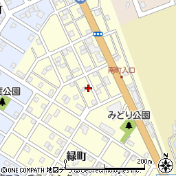 北海道富良野市緑町周辺の地図