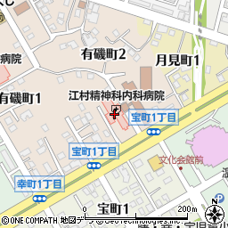 江村精神科内科病院（裕敬会）周辺の地図