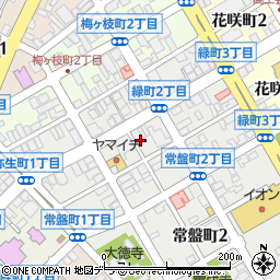 北海道根室市緑町周辺の地図