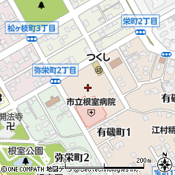市立根室病院周辺の地図