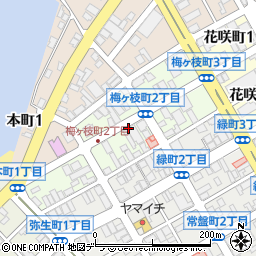 北海道根室市梅ケ枝町周辺の地図