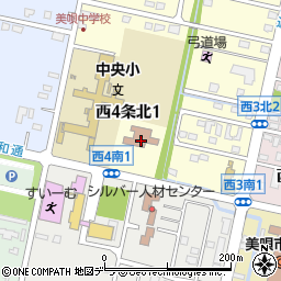 市立児童館周辺の地図