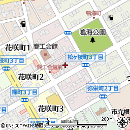 北海道根室市松ケ枝町周辺の地図