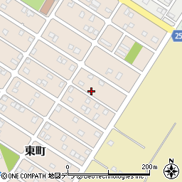 北海道富良野市東町周辺の地図