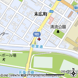 北海道富良野市末広町7周辺の地図