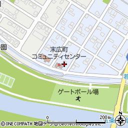 北海道富良野市末広町21-10周辺の地図