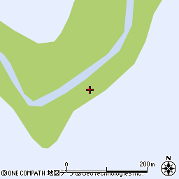 ケネヤウシュベツ川周辺の地図