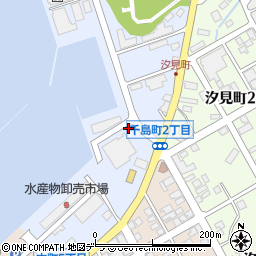 北海道根室市海岸町周辺の地図