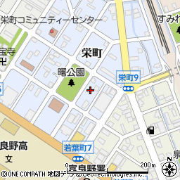 北海道富良野市栄町14-16周辺の地図